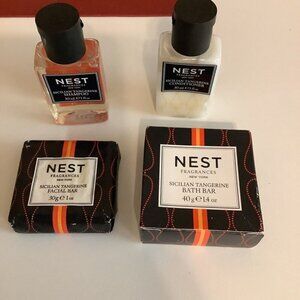 Nest Travel Fragrances Sicilian Tangerine Shampoo,Conditioner,  Bath & FaceBar